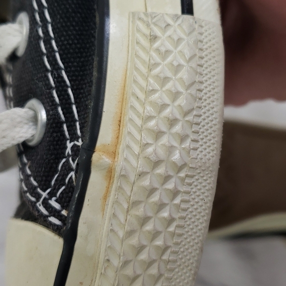 VINTAGE 2001 Converse EUC  Kid 1.5 Black - Picture 8 of 10